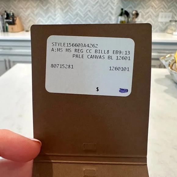 Burberry Blue Leather Wallet - Picture 4 of 5